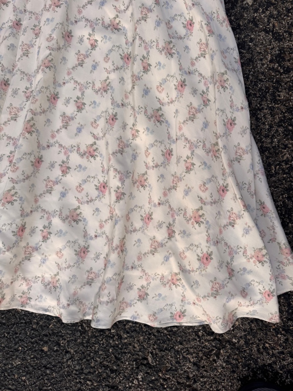 Antonio Melanie // NWT bornonfifth collab white floral print maxi dress 10 wk1 - Picture 10 of 10